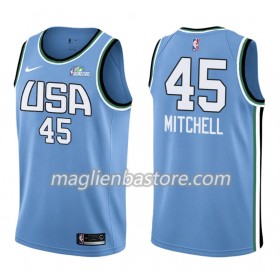 Maglia NBA Utah Jazz Donovan Mitchell 45 Nike 2019 Rising Star Swingman - Uomo